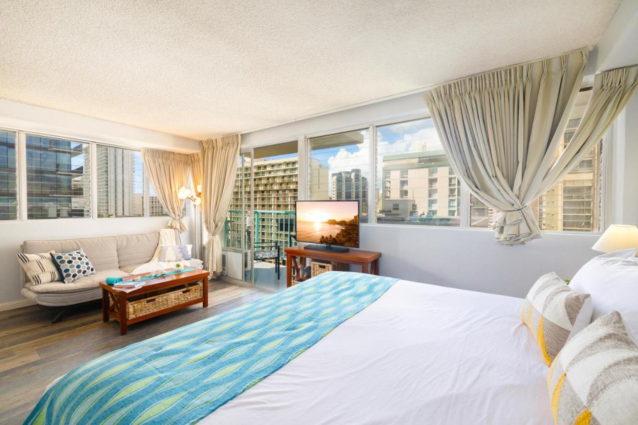 Beautiful Studio In The Heart Of Vibrant Waikiki Χονολουλού Εξωτερικό φωτογραφία